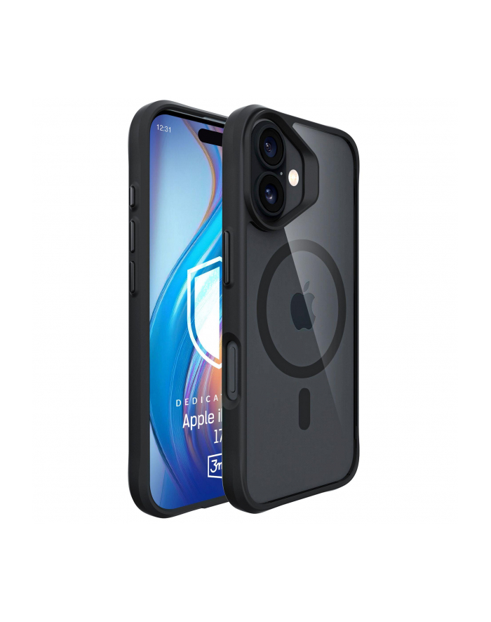 3mk pczerwonyection Etui na telefon z MagSafe do Apple iPhone 17 - 3mk Satin Armor MagCase główny