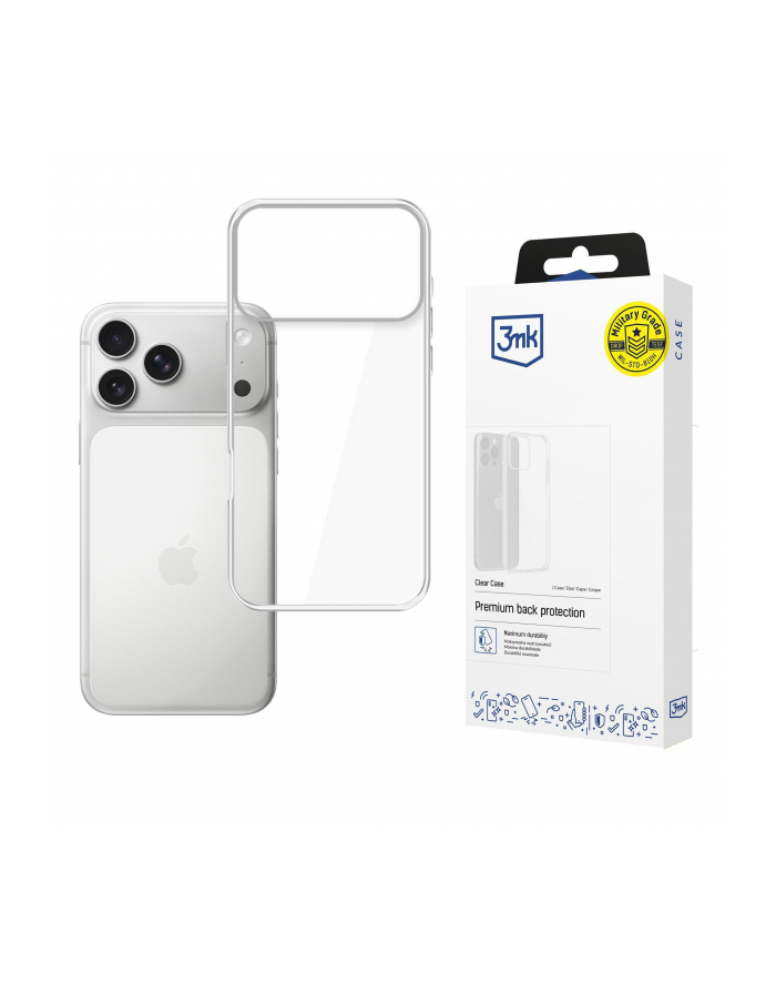 3mk pczerwonyection Etui na telefon do Apple iPhone 17 Pro Max - 3mk Clear Case główny
