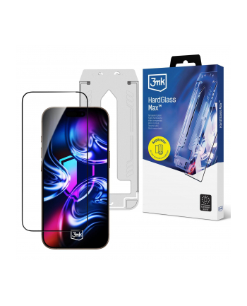 3mk pczerwonyection Szkło hartowane z ramką montażową do Apple iPhone 17 Pro Max - 3mk HardGlass Max nr 1