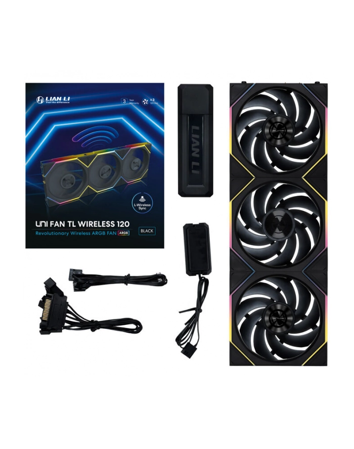 Lian Li UNI FAN TL Wireless Black 3x120mm główny