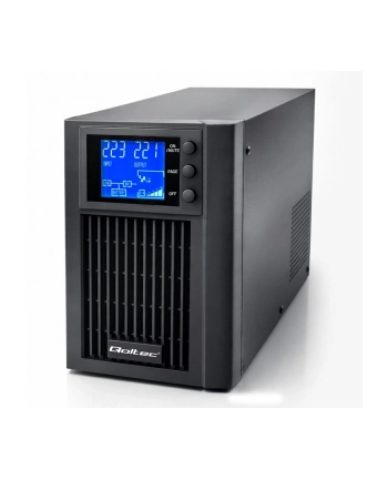 Zasilacz awaryjny UPS Qoltec Pure Sine Wave | 1kVA | 800W | AVR | LCD | Czysty Sinus nr 1