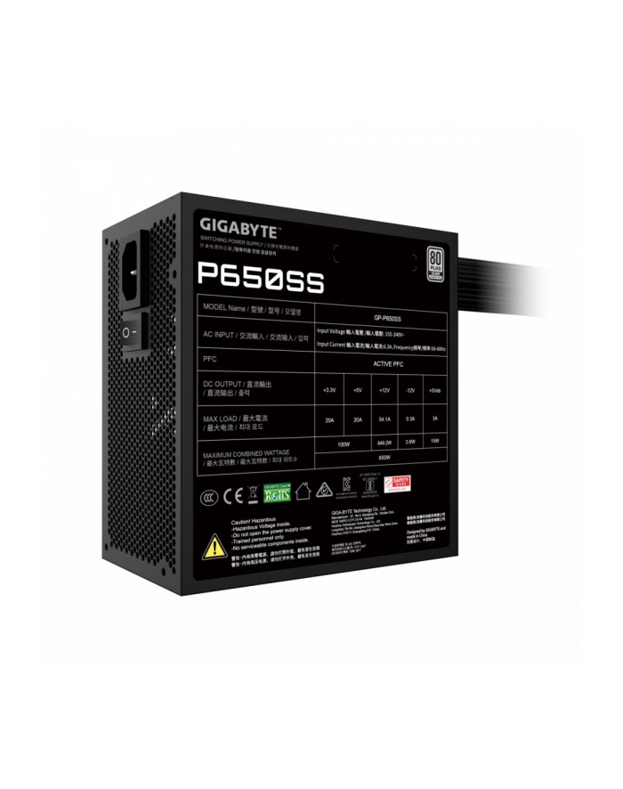 gigabyte Zasilacz 650W GP-P650SS 80+ Silver główny