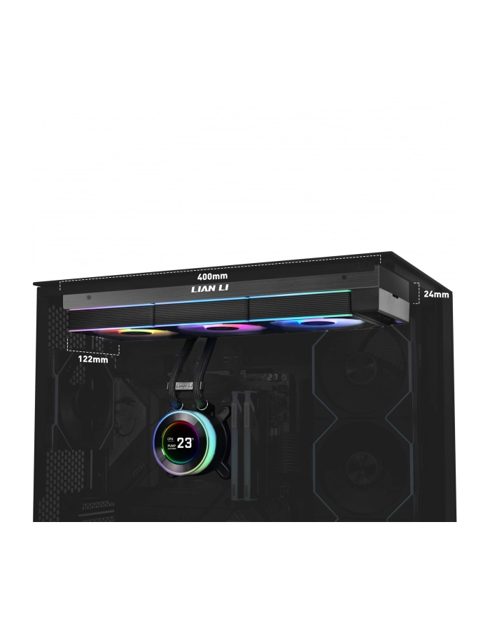 Lian Li HYDROSHIFT II LCD-C 360CL ARGB (GHS2LCD36RB) główny