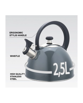 feel-maestro Czajnik nieelektryczny 2,5 l MR-1302-GREY nr 1