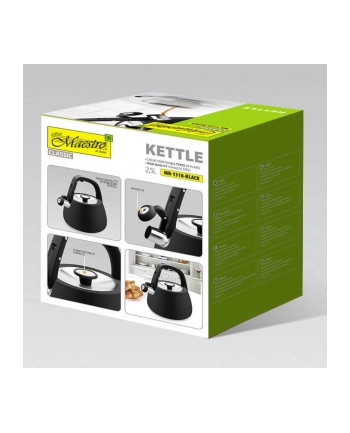 feel-maestro Czajnik nieelektryczny 2,5 l MR-1318-BLACK nr 1