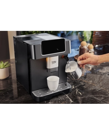 Beko CaffeExperto CEG7304B czarny Rodaj: ciśnieniowy| Rodzaj kawy: ziarna | Rodzaje napojów: Espresso, Late | Moc [W]: 1350 | 19 barów nr 1