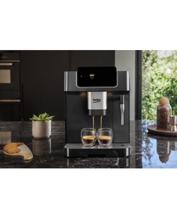Beko CaffeExperto CEG7304B czarny Rodaj: ciśnieniowy| Rodzaj kawy: ziarna | Rodzaje napojów: Espresso, Late | Moc [W]: 1350 | 19 barów nr 2