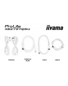 iiyama Monitor 27 '' XB2797QSU-W1 IPS, QHD, 2xHDMI, DP, 350cd, 75Hz, 1000:1, USB HUB x4 - nr 58