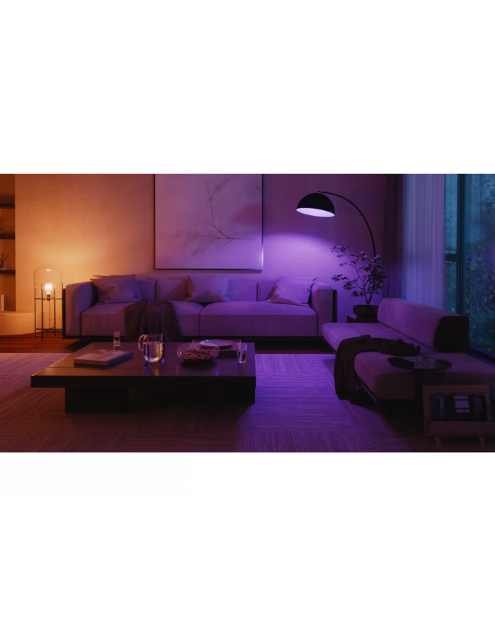Philips Hue Bridge Pro + 2 x E27 + regulator przyciemniania Zestaw startowy: 2 inteligentne żarówki E27 + regulator przyciemniania + Bridge Pro główny