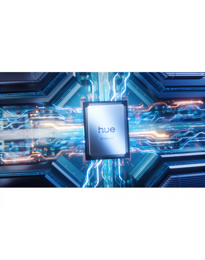 Philips Hue Bridge Pro + 3 x GU10 + regulator przyciemniania Zestaw startowy: 3 żarówki GU10 + regulator przyciemniania + Bridge Pro główny