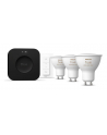 Philips Hue Bridge Pro + 3 x GU10 + regulator przyciemniania Zestaw startowy: 3 żarówki GU10 + regulator przyciemniania + Bridge Pro - nr 1