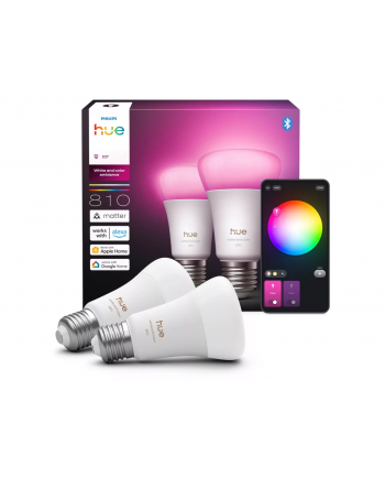 Philips Hue White and color ambiance Inteligentna żarówka A60 E27 - 810 | 2 szt. nr 2