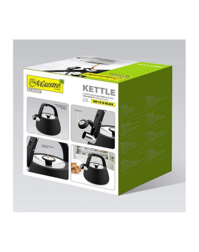 feel-maestro Czajnik nieelektryczny 2,5 l MR-1318-BLACK główny