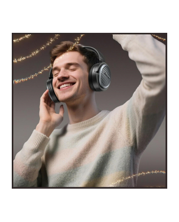 awei Słuchawki nauszne AT78 ANC ENC Bluetooth 6.0 czarne