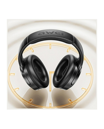 awei Słuchawki nauszne AT20 ANC ENC Bluetooth 6.0 czarne