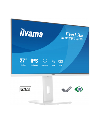 iiyama Monitor 27 '' XB2797QSU-W1 IPS, QHD, 2xHDMI, DP, 350cd, 75Hz, 1000:1, USB HUB x4 nr 1