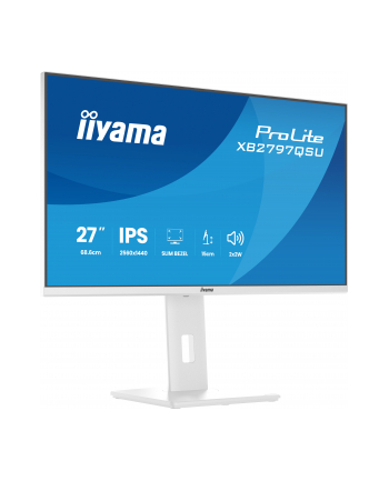 iiyama Monitor 27 '' XB2797QSU-W1 IPS, QHD, 2xHDMI, DP, 350cd, 75Hz, 1000:1, USB HUB x4 nr 2