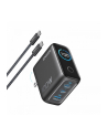anker Ładowarka sieciowa USB-A + 2xUSB-C 100W SMART z wyświetlaczem, ciemnoszara - nr 1