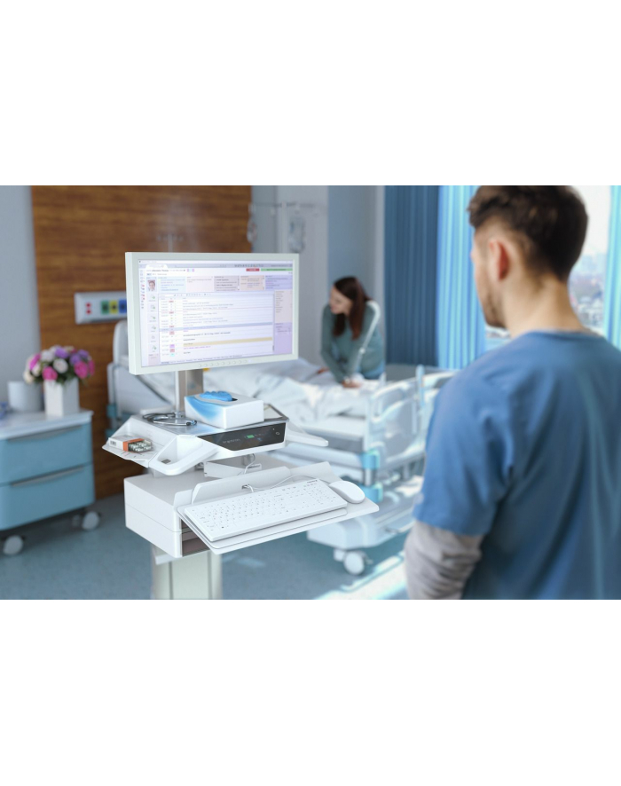 Klawiatura Cherry AK-C8112 Biały (AKC8112U1WDE) główny