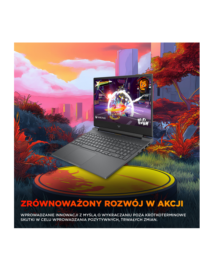 HP Victus 15-fb3231nw - Ryzen 7 7445HS | 15,6''-144Hz | 16GB | 512GB | Win11Home | RTX4050 | Czarny AMD Ryzen 7 7445HS |LCD:15.6''FHDIPS144Hz|RTX40506GB|16GB|512GB|W11H główny