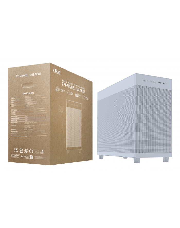 Asus PRIME AP303 MESH WHITE biały (90DC00V3B39000) główny