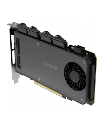 Icydock Adapter 4 x M.2 NVMe SSD Mobile Rack Adapter Card fo (MB204MPB) nr 2