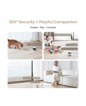 Enabot - EBO AIR 2 - domowy, mobilny robot monitorujący (biały) nr 2