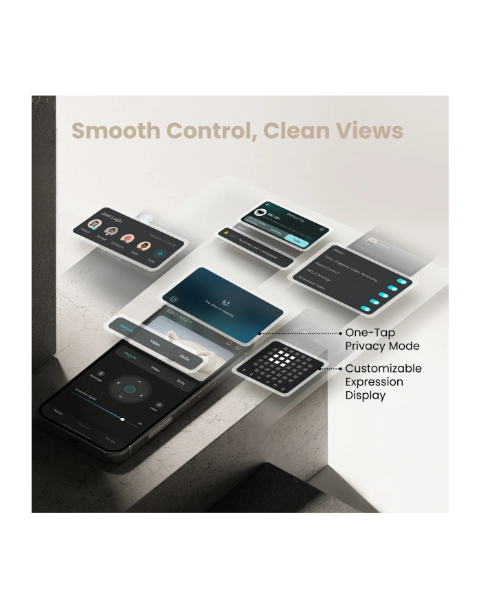 Enabot - EBO AIR 2 - domowy, mobilny robot monitorujący (biały) główny