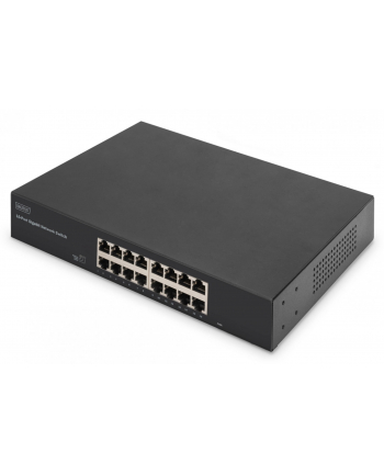 Digitus 16-portowy przełącznik gigabitowy, 19 cali, niezarządzalny (DN801122) nr 1