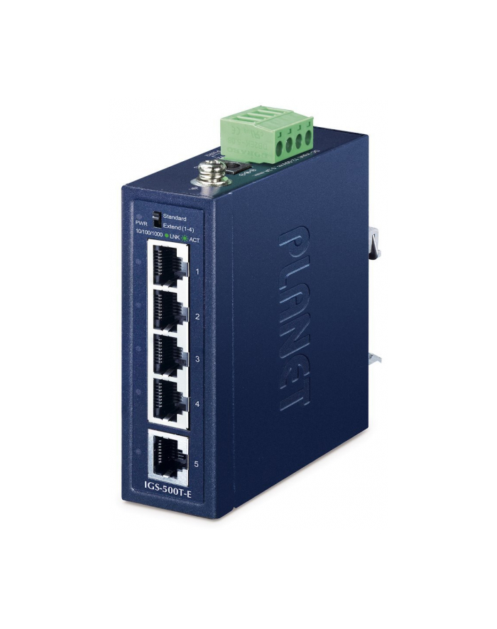 Planet IGS-500T-E IP40 Compact size 5-Port (IGS500TE) główny
