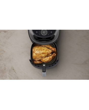 Philips Ovi XL 3000 NA341/00 7.2 l czarny/srebrny Moc: 2000 W | Minimalna temperatura: 40 °C | Maksymalna temperatura: 200 °C | Pojemność misy: 7.2 l | Ilość programów: 12 nr 2