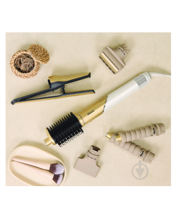 Shark Glam HD6051SEU 6w1 Moc:| 5 nakładek stylizujących | Powłoka ceramiczna | Regulacja temperatury