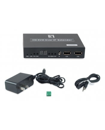 Levelone HVE-6701R ściana wideo HDMI przez nadajnik IP PoE nr 1