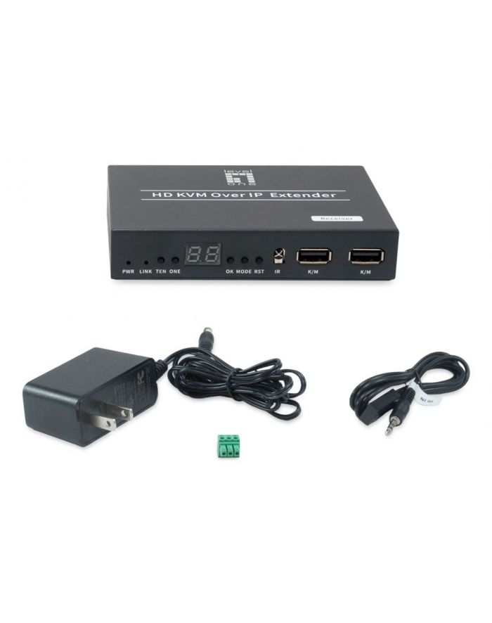 Levelone HVE-6701R ściana wideo HDMI przez nadajnik IP PoE główny