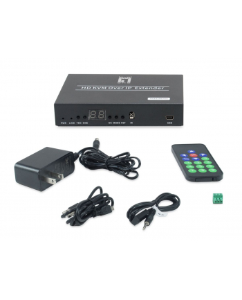 Levelone HVE-6701T ściana wideo HDMI przez nadajnik IP PoE nr 1