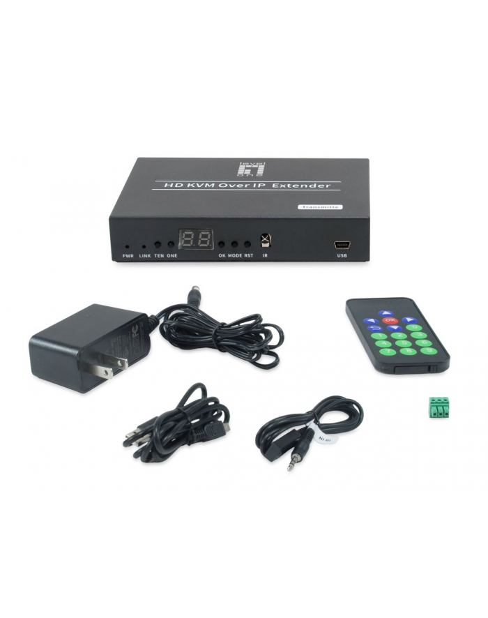 Levelone HVE-6701T ściana wideo HDMI przez nadajnik IP PoE główny