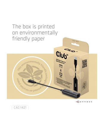 Club3D CAC-1421 zmieniacz płci / kabli USB Type-A RJ45 Czarny nr 2