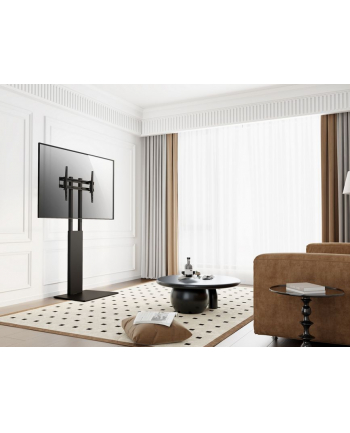 Equip 650615 uchwyt do telewizorów 190,5 cm (75'') Czarny