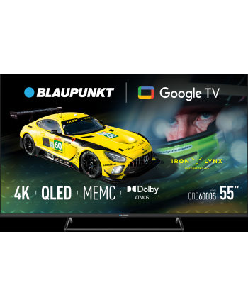 Blaupunkt 55QBG6000S 55'' | QLED | 4K UHD | DVB-T2/C/S2 | Smart TV | Wi-Fi | Bluetooth | 3xHDMI | 2xUSB | 60Hz