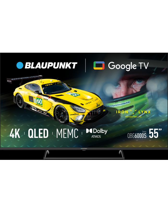 Blaupunkt 55QBG6000S 55'' | QLED | 4K UHD | DVB-T2/C/S2 | Smart TV | Wi-Fi | Bluetooth | 3xHDMI | 2xUSB | 60Hz główny