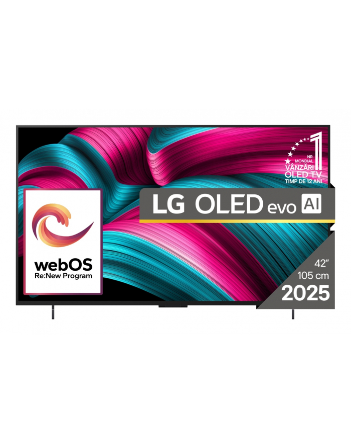 LG OLED42C51LA 42'' | OLED | 4K UHD | Smart TV | DVB-T2/C/S2 | SmartTV | WiFi | Bluetooth | 4xHDMI | 3xUSB | 120Hz główny