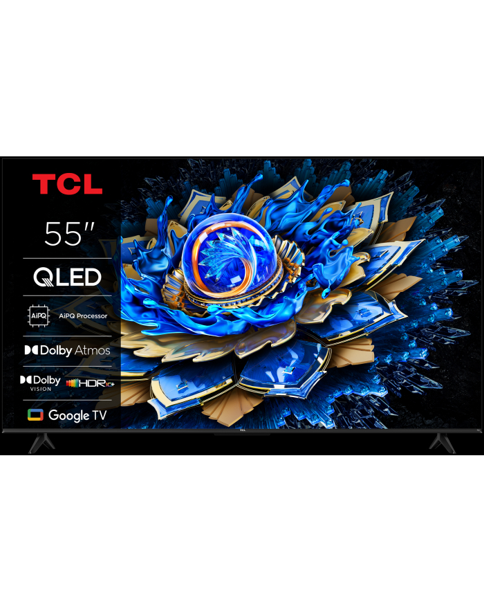 TCL 55T69C 55'' | QLED | 4K UHD | DVB-T2/C/S2 | Smart TV | Wi-Fi | Bluetooth | 3xHDMI | 1xUSB |144Hz główny