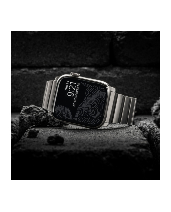 NOMAD Titanium Band do Apple Watch 46mm/49mm Srebrna nr 2