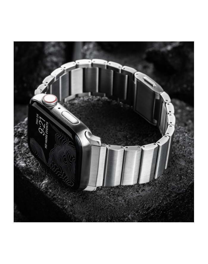 NOMAD Titanium Band do Apple Watch 46mm/49mm Srebrna główny