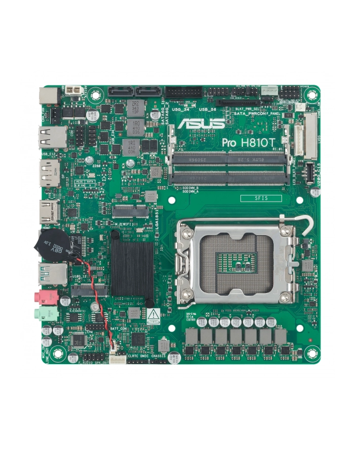 Asus PRO H810T-CSM (INTEL,1851,DDR5,thin mITX) główny