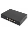 Digitus 16-portowy przełącznik gigabitowy, 19 cali, niezarządzalny (DN801122) - nr 1