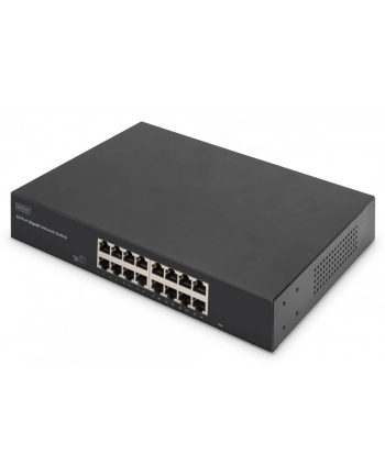 Digitus 16-portowy przełącznik gigabitowy, 19 cali, niezarządzalny (DN801122)