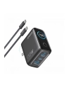 anker Ładowarka sieciowa USB-A + 2xUSB-C 100W SMART z wyświetlaczem, ciemnoszara - nr 1