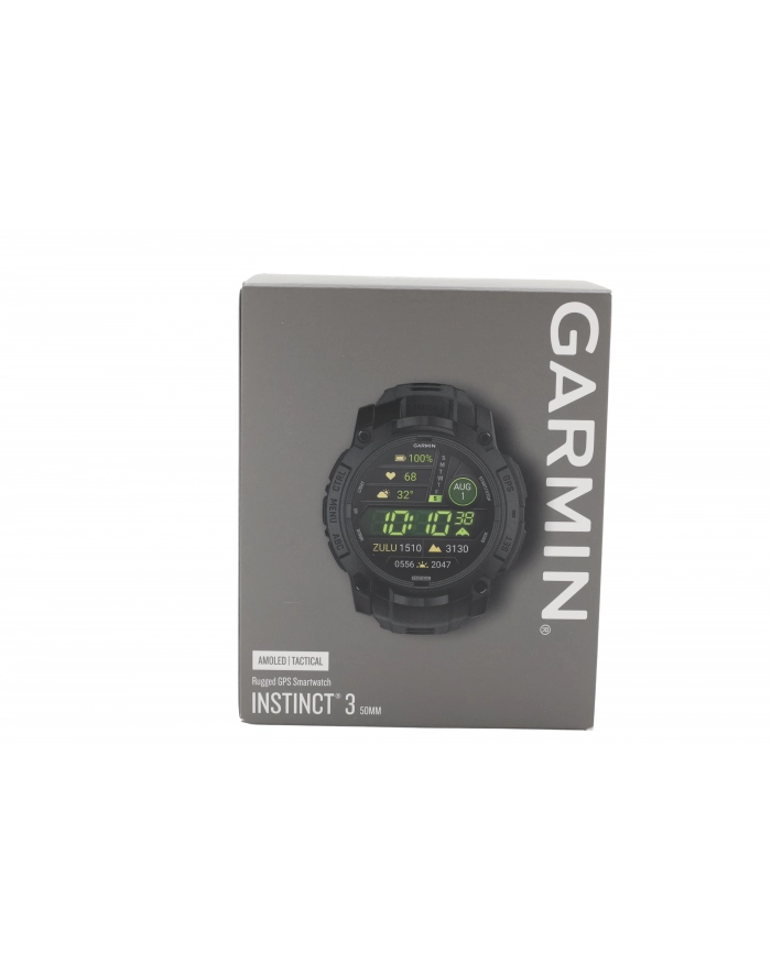 Garmin Instinct 3 AMOLED Tactical 50mm czarny główny
