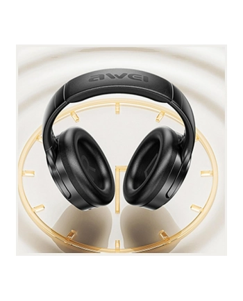 awei Słuchawki nauszne AT20 ANC ENC Bluetooth 6.0 czarne